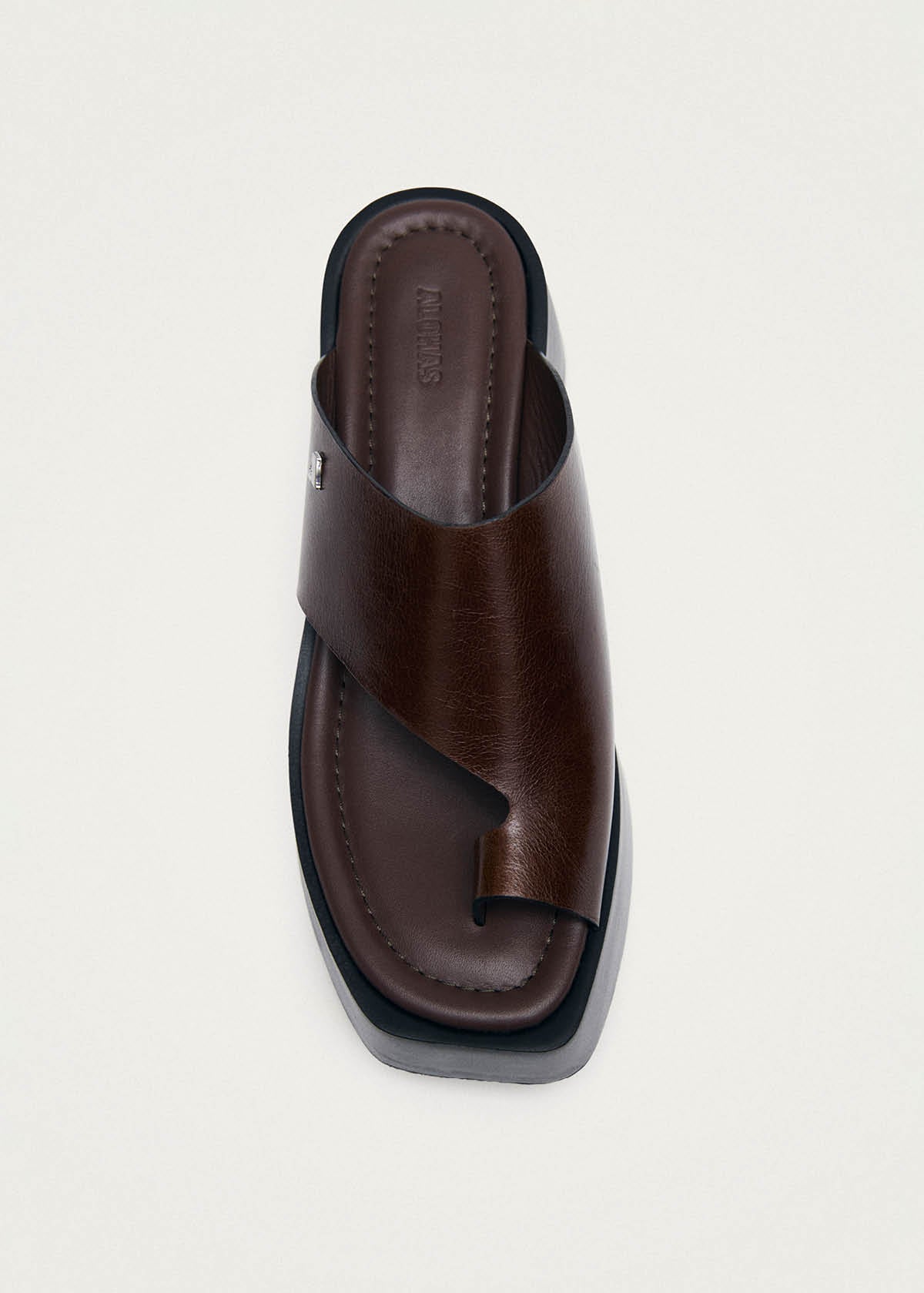 Nova Rift Brown Leather Sandals