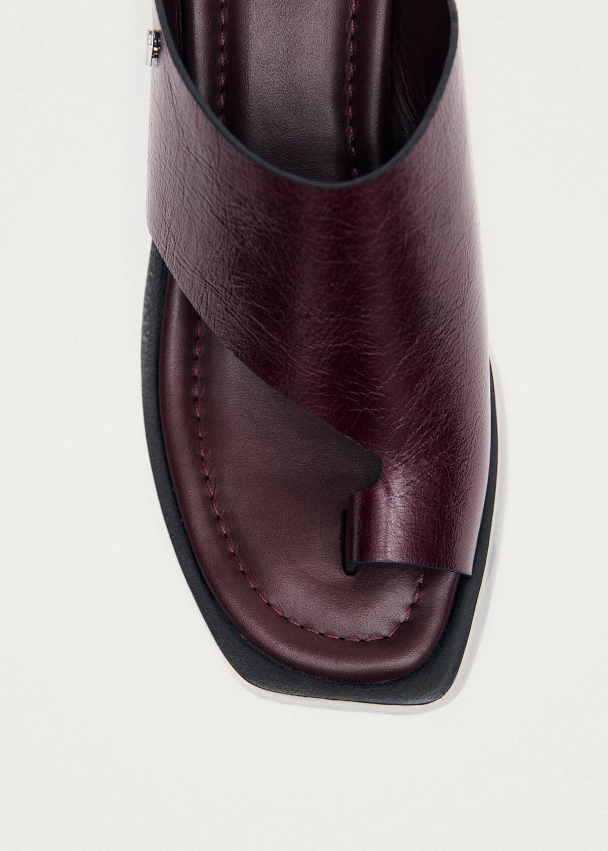 Nova Rift Burgundy Leather Sandals