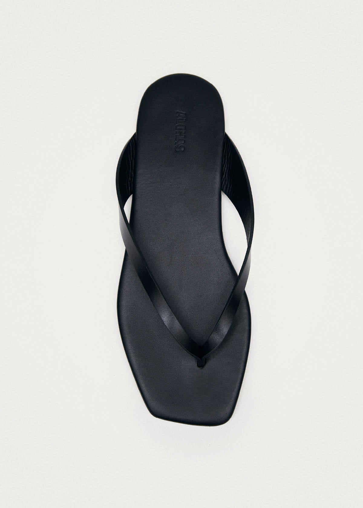 Ola Black Leather Sandals