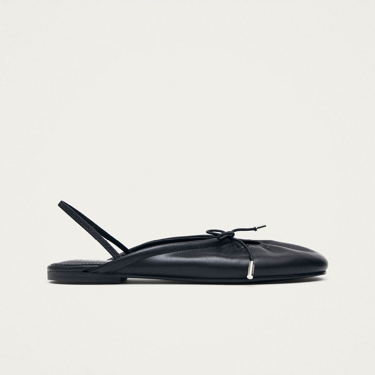 Oli Ballerines en Cuir Noir