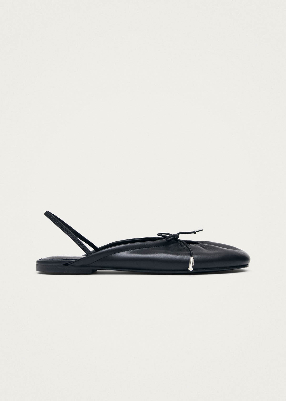Oli Ballerines en Cuir Noir