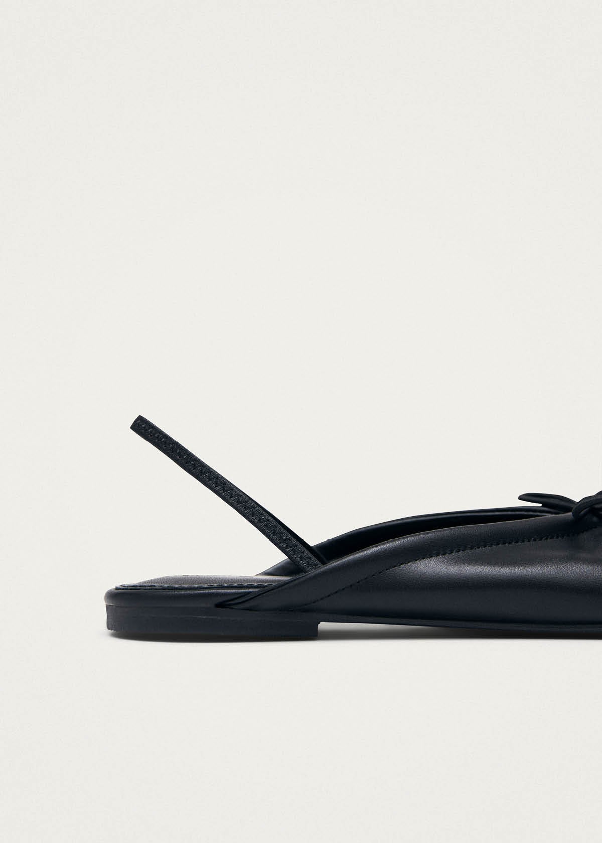 Oli Ballerines en Cuir Noir