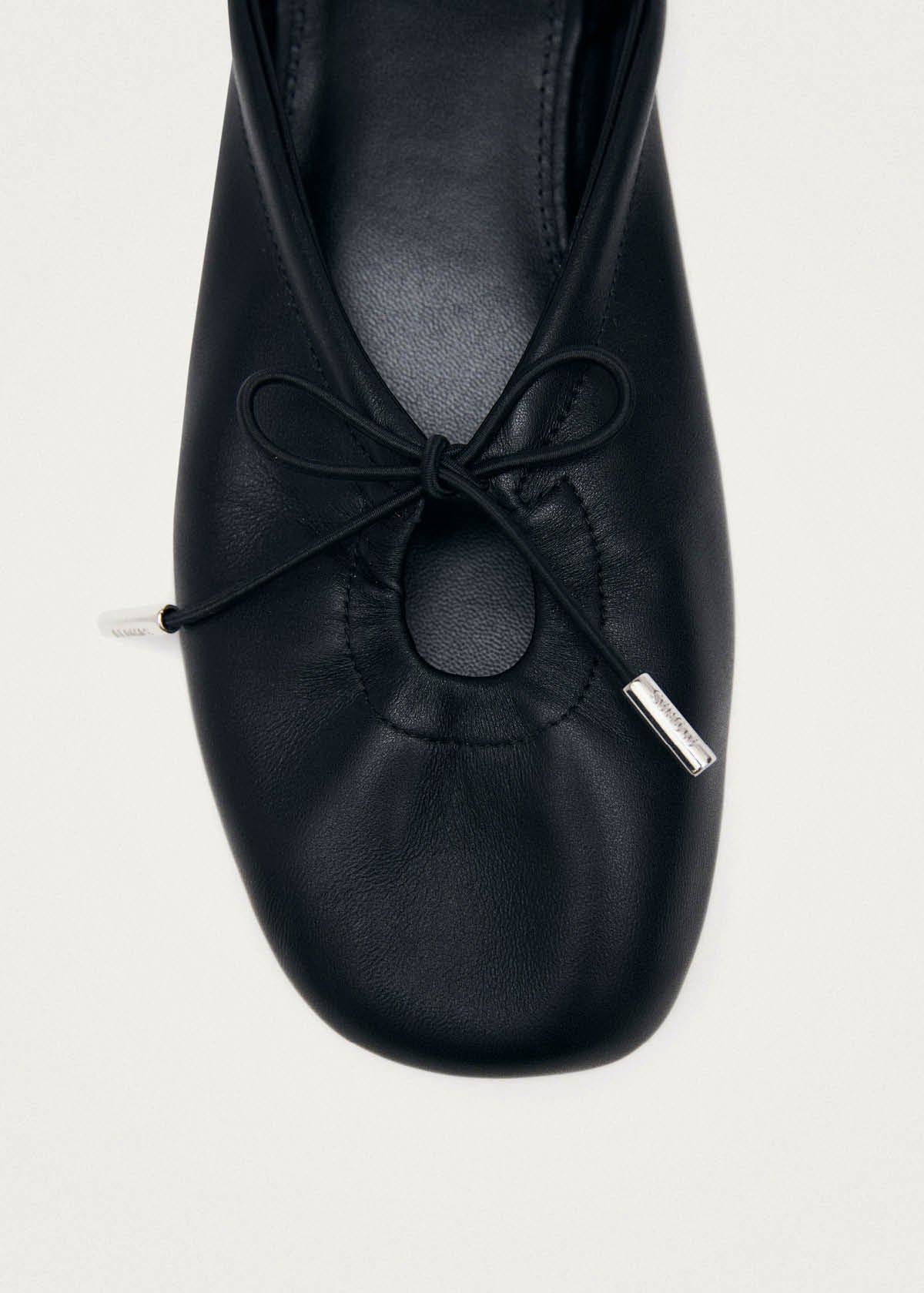 Oli Ballerines en Cuir Noir