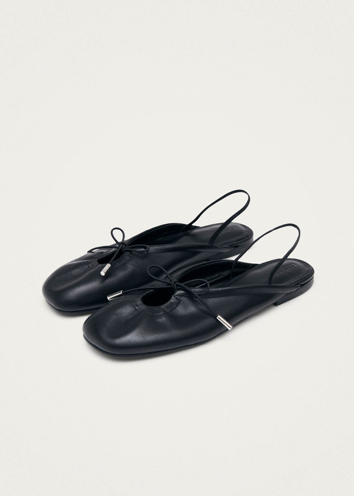 Oli Ballerines en Cuir Noir