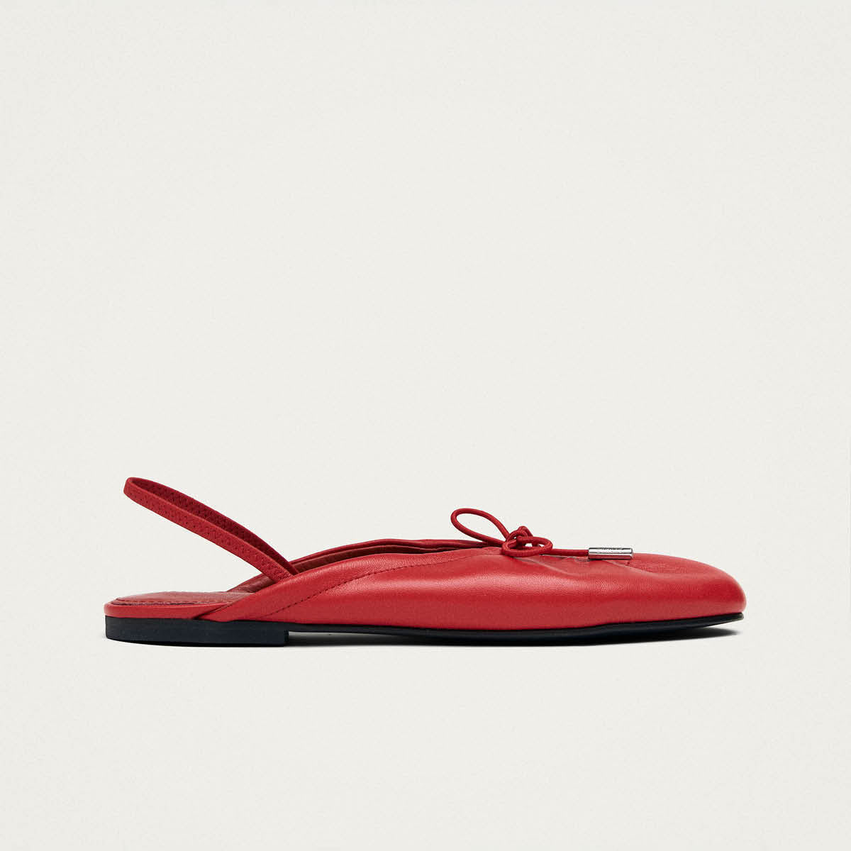 Oli Rote Leder Ballerinas