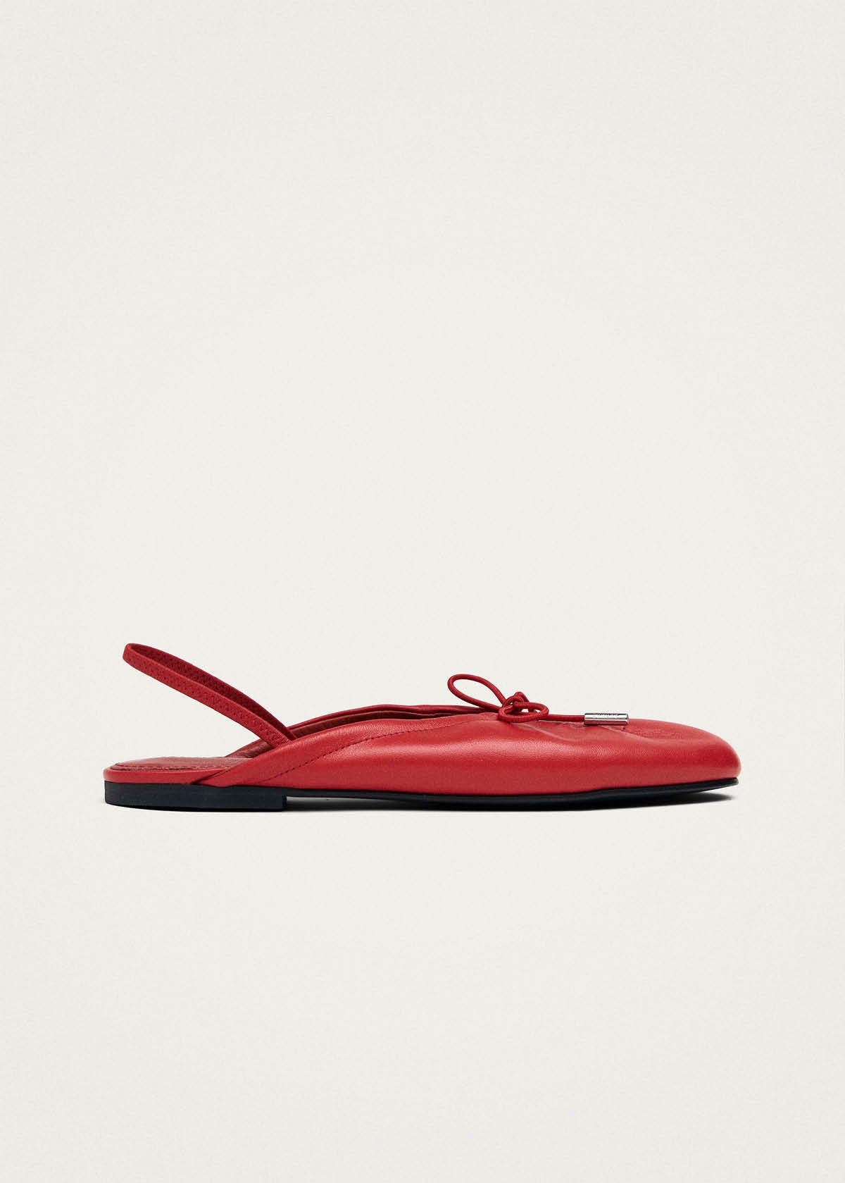 Oli Rote Leder Ballerinas