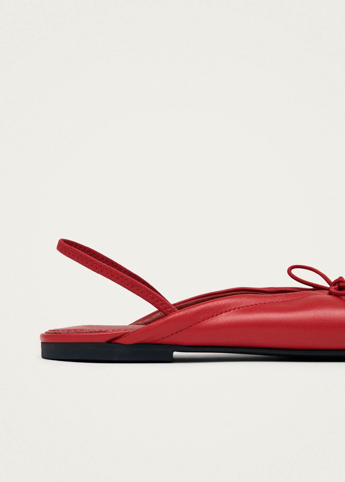 Oli Rote Leder Ballerinas