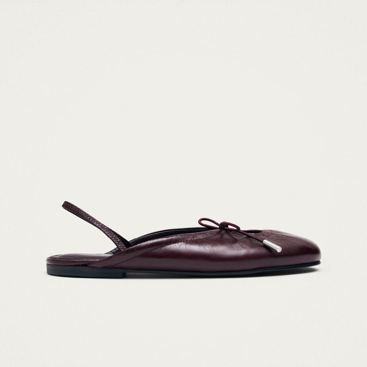 Ballerines en cuir bordeaux Oli Rift