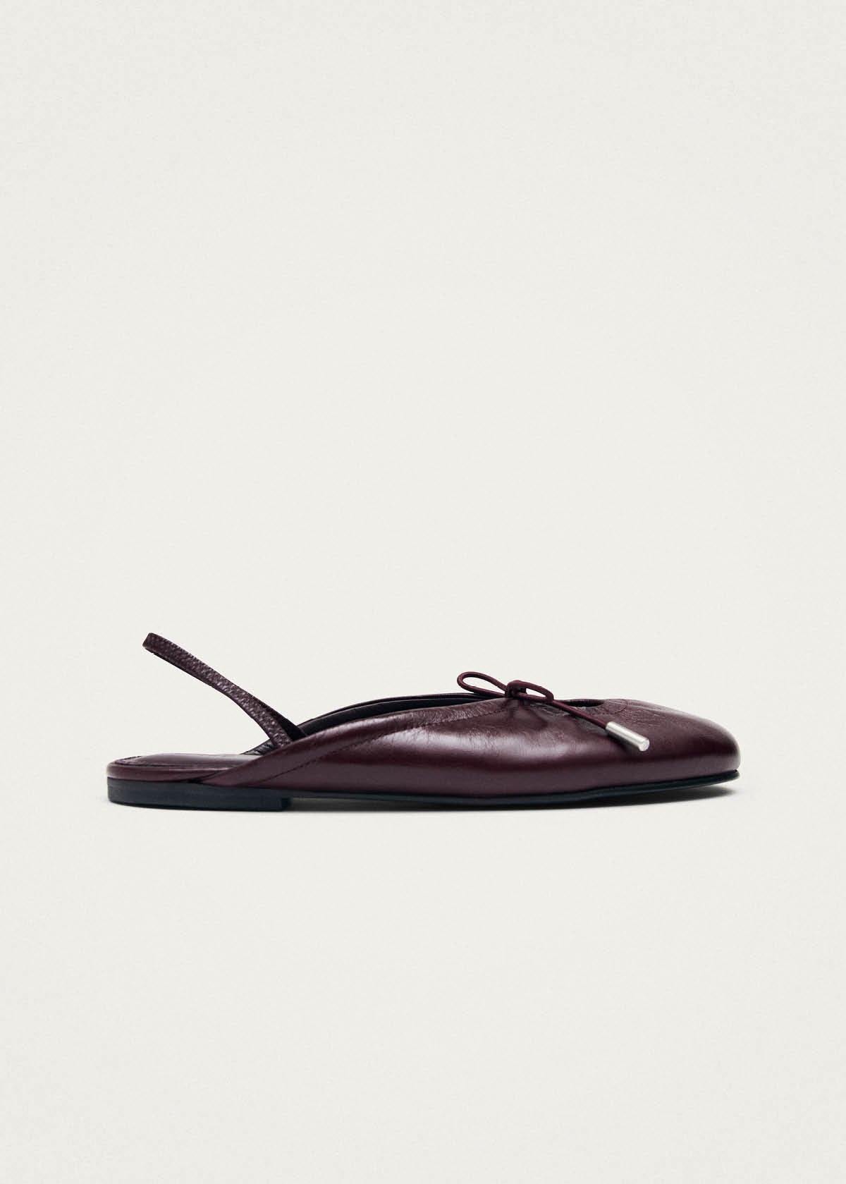 Ballerines en cuir bordeaux Oli Rift