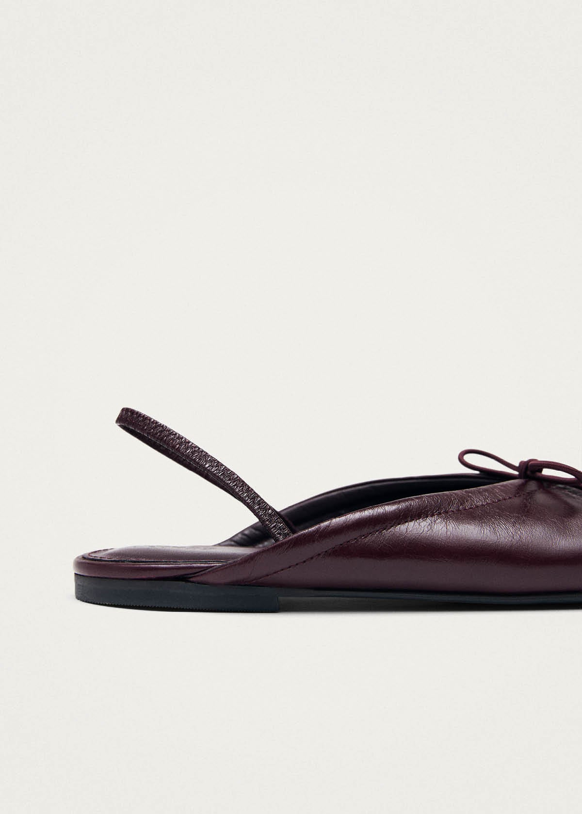 Ballerines en cuir bordeaux Oli Rift