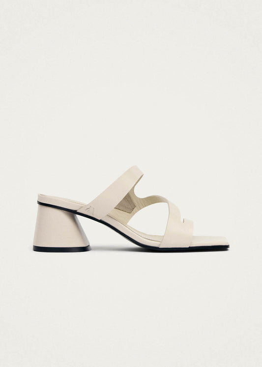 Orielle Rift Cream Leather Sandals-image