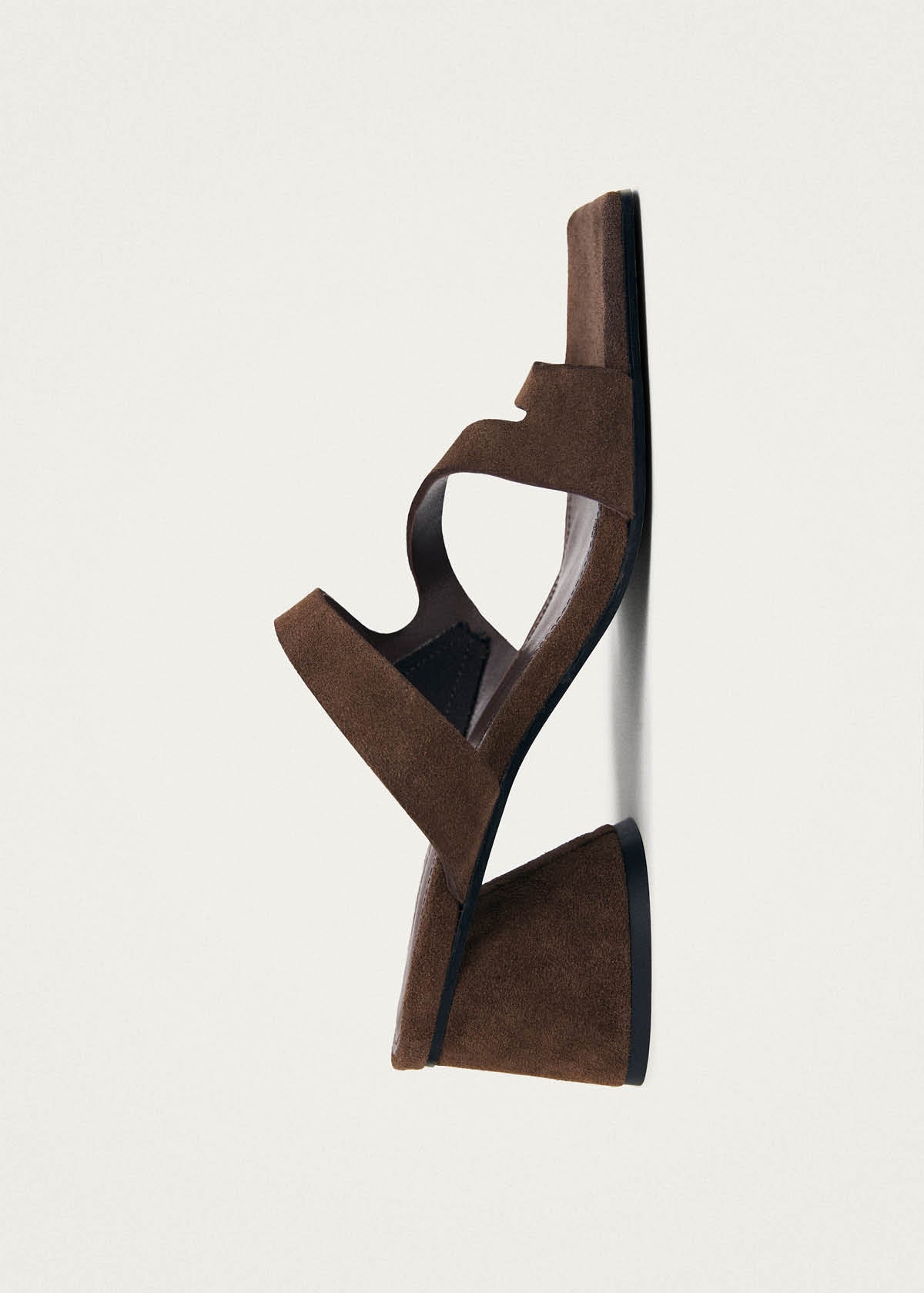 Orielle Wildleder braune Leder Sandalen