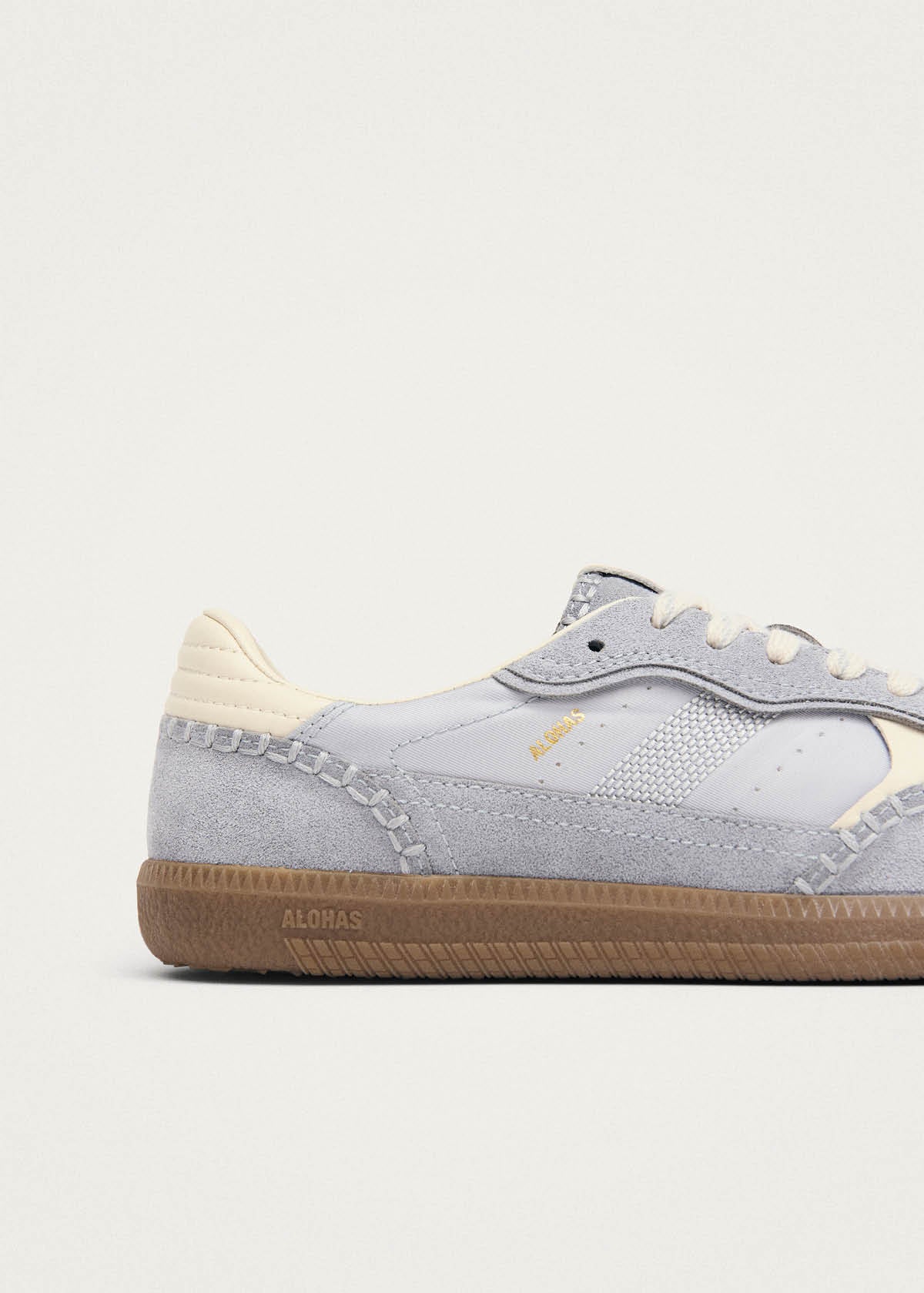 Tb.490 Recycled Pale Blue Leather Sneakers | ALOHAS