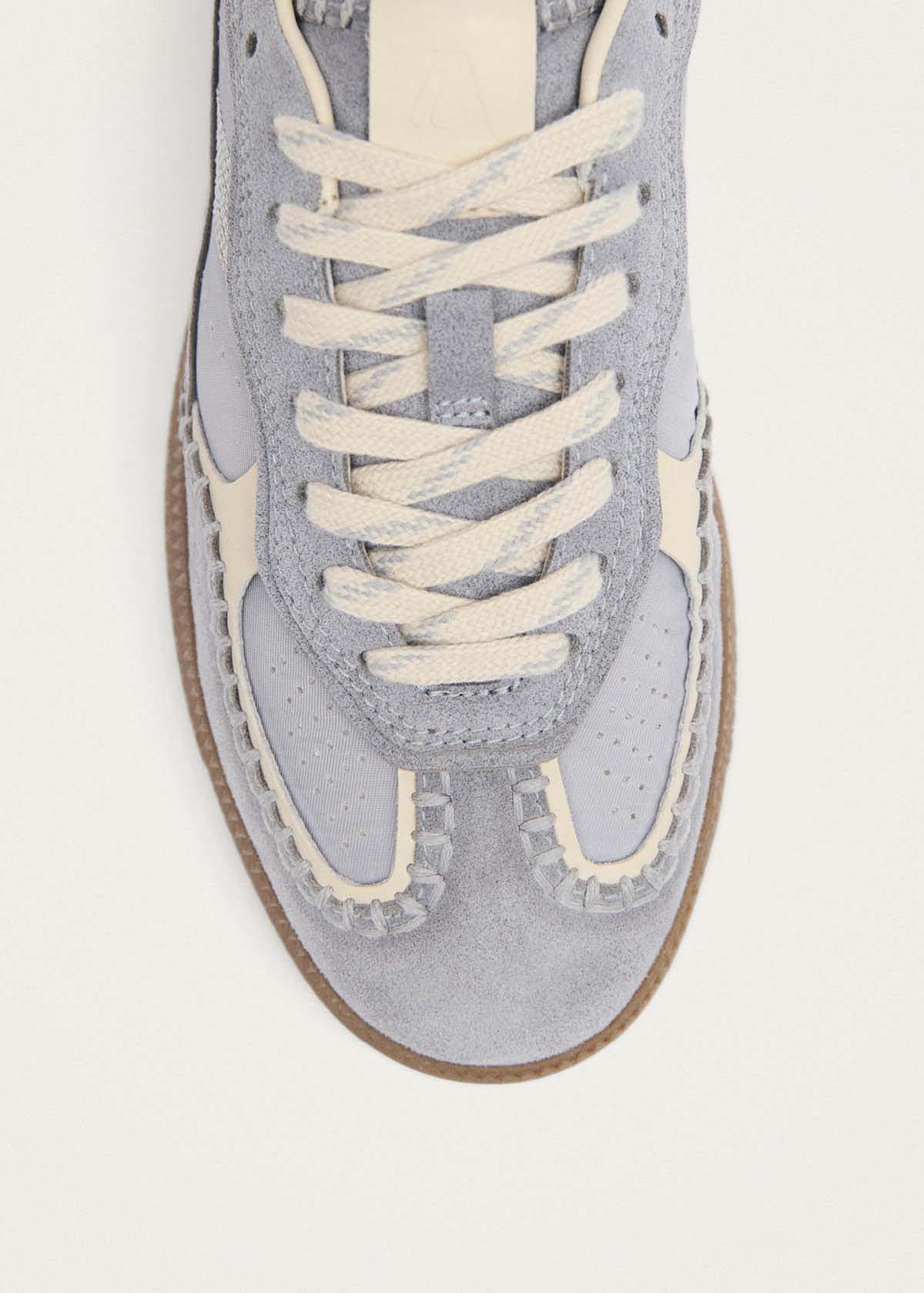 Tb.490 Recycled Pale Blue Leather Sneakers