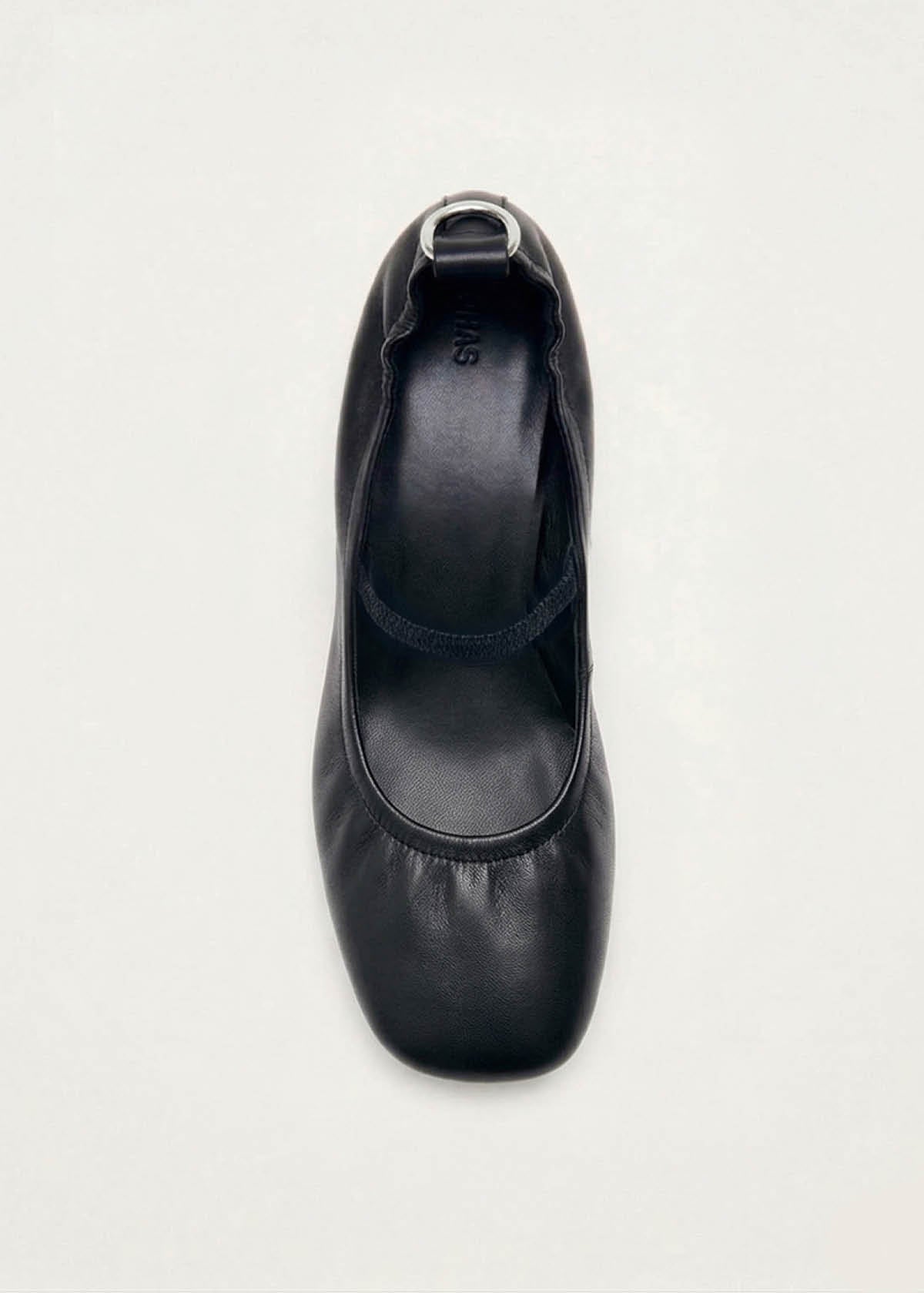 Rhiane Schwarze Leder Pumps
