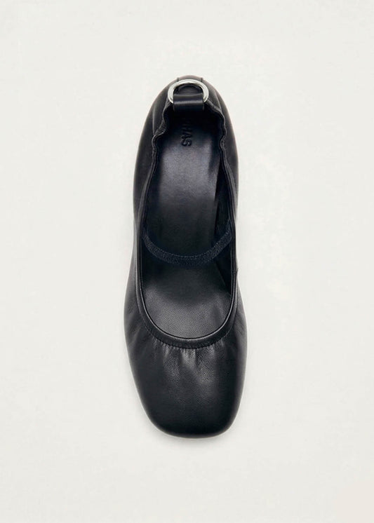 Rhiane Black Leather Pumps-image