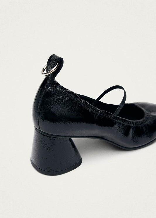 Rhiane Patent Black Leather Pumps-image