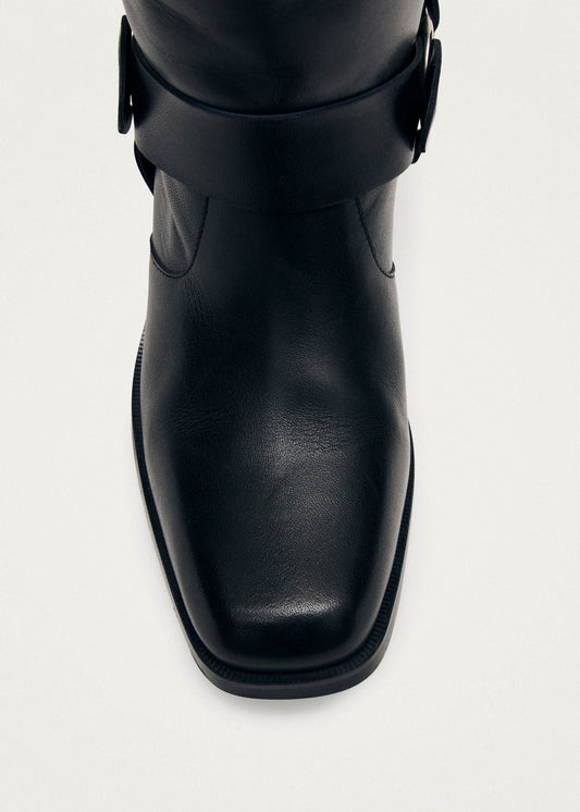 Rocky Black Leather Boots-image
