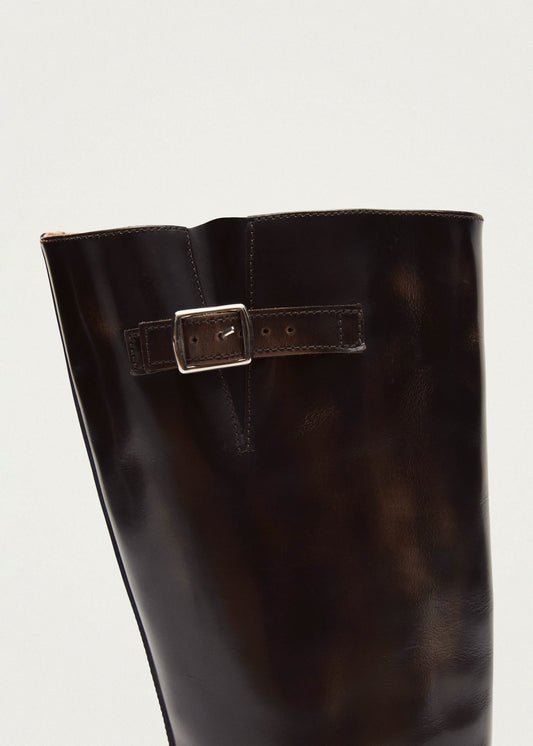 Rocky Brushed Brown Leather Boots-image