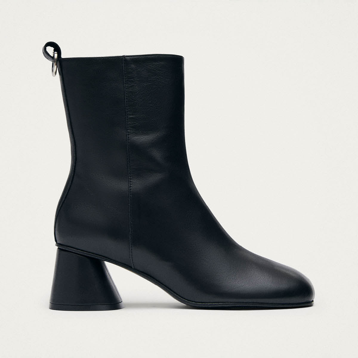 Roebar Bottines En Cuir Noir