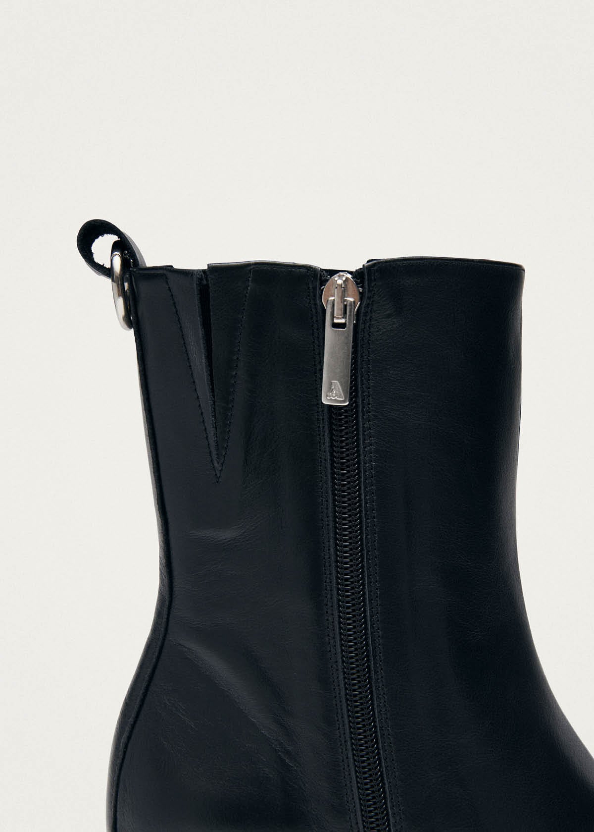 Roebar Bottines En Cuir Noir