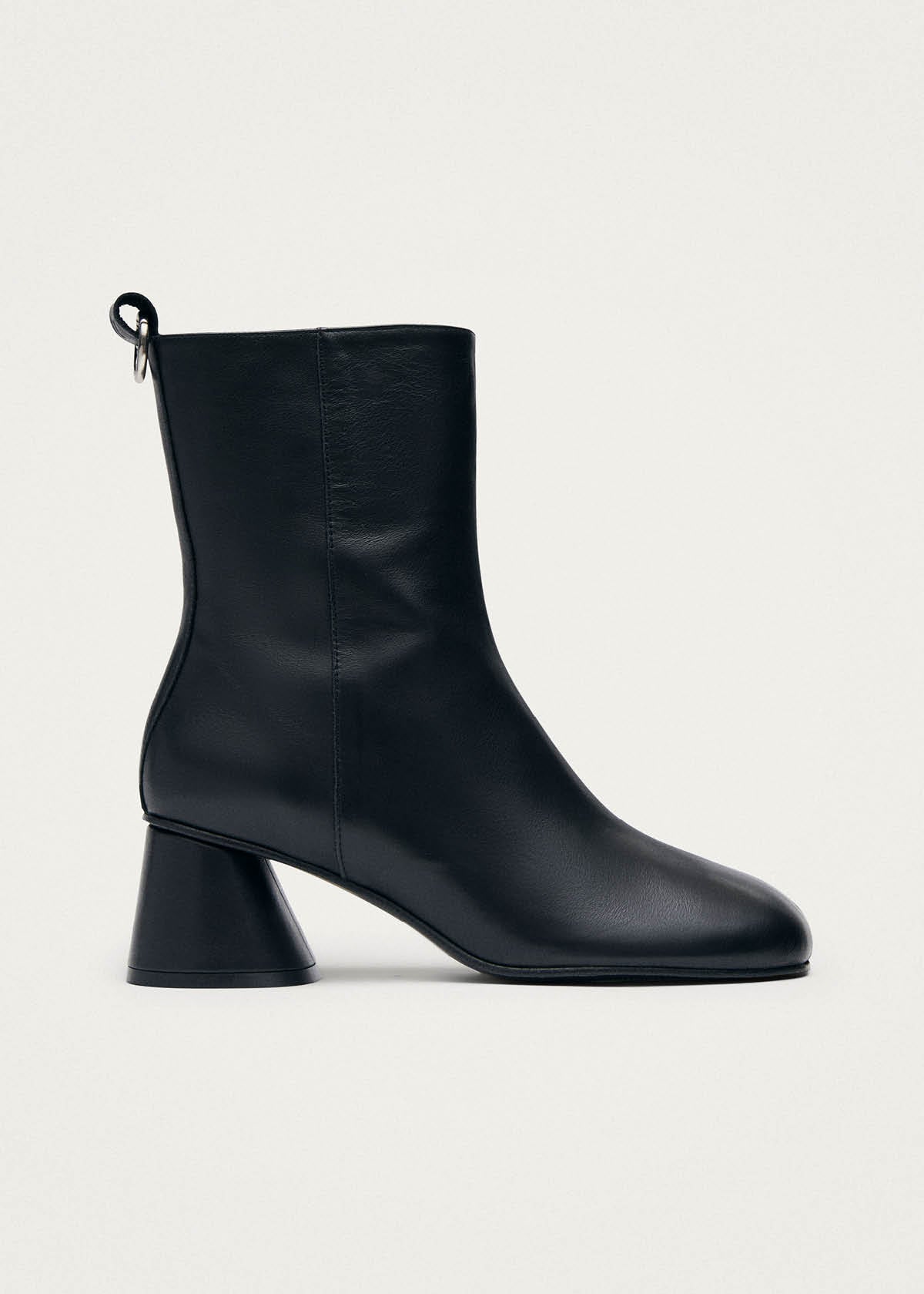 Roebar Bottines En Cuir Noir