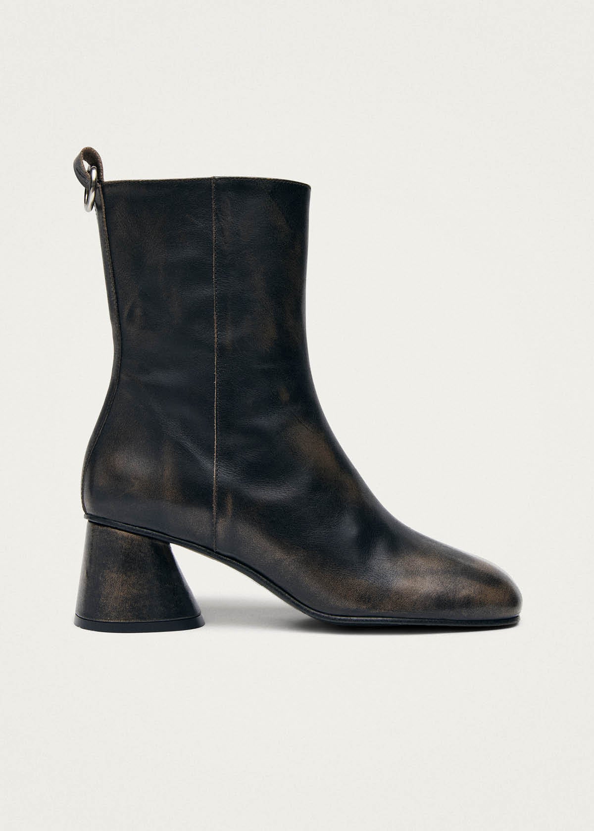 Roebar Bottines En Cuir Marron Effet Vintage
