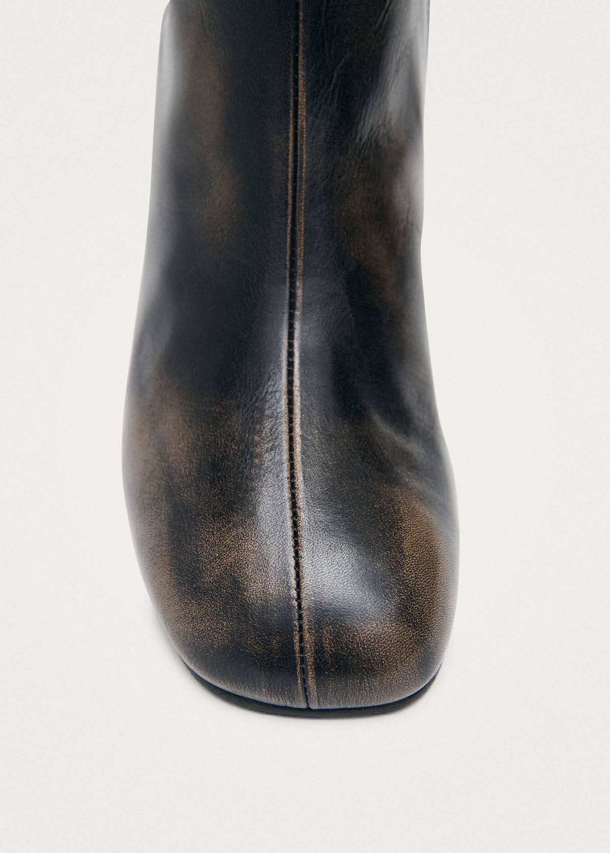 Roebar Bottines En Cuir Marron Effet Vintage