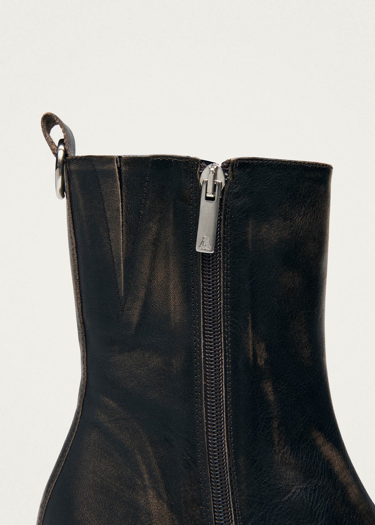 Roebar Bottines En Cuir Marron Effet Vintage