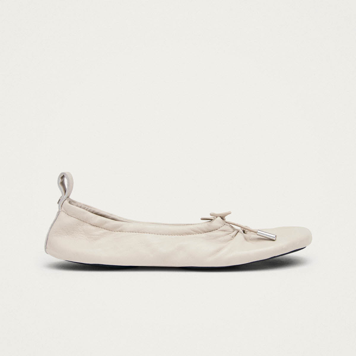 Rosalind Barefoot Cream Leather Ballet Flats