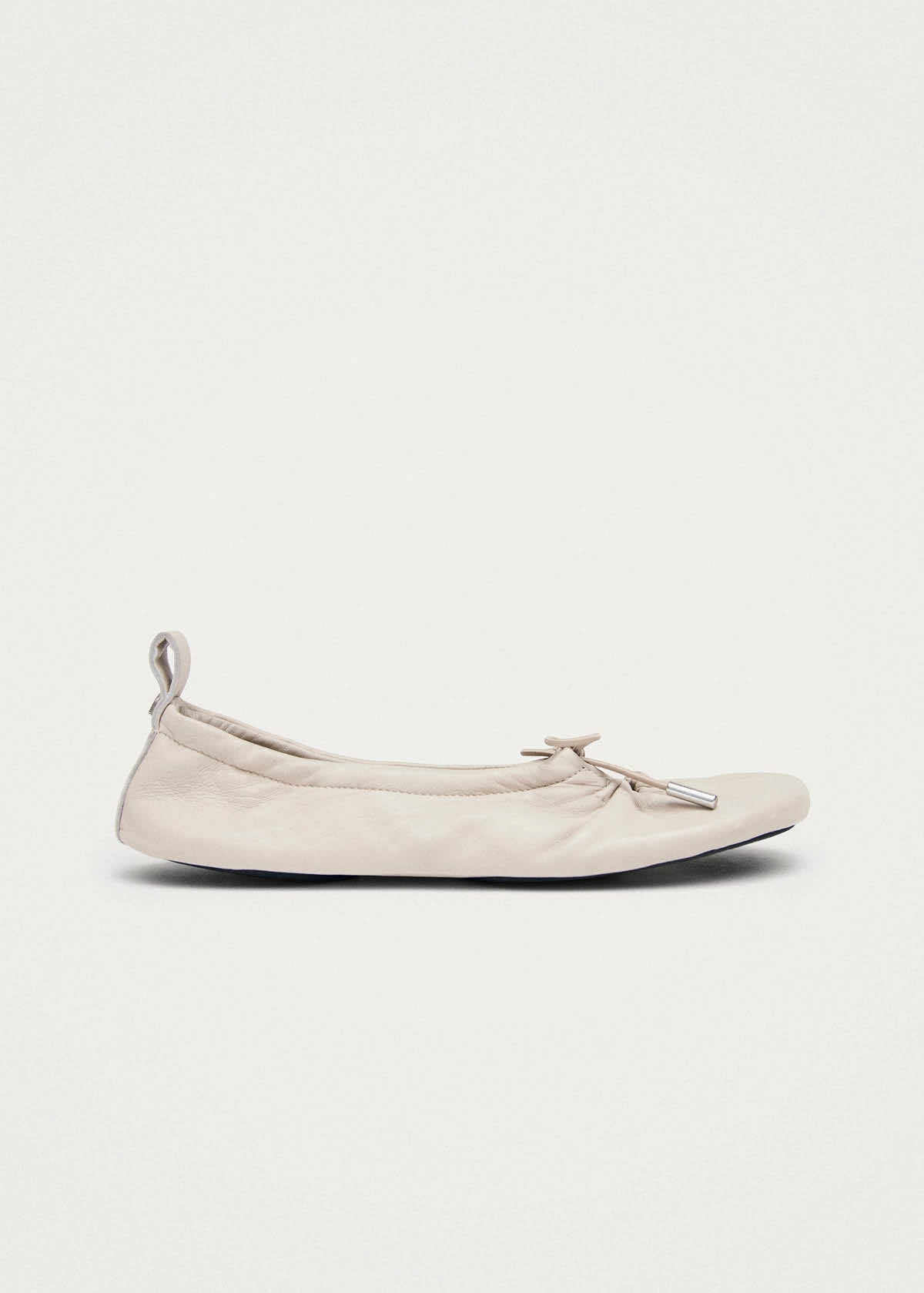 Rosalind Barefoot Cream Leather Ballet Flats
