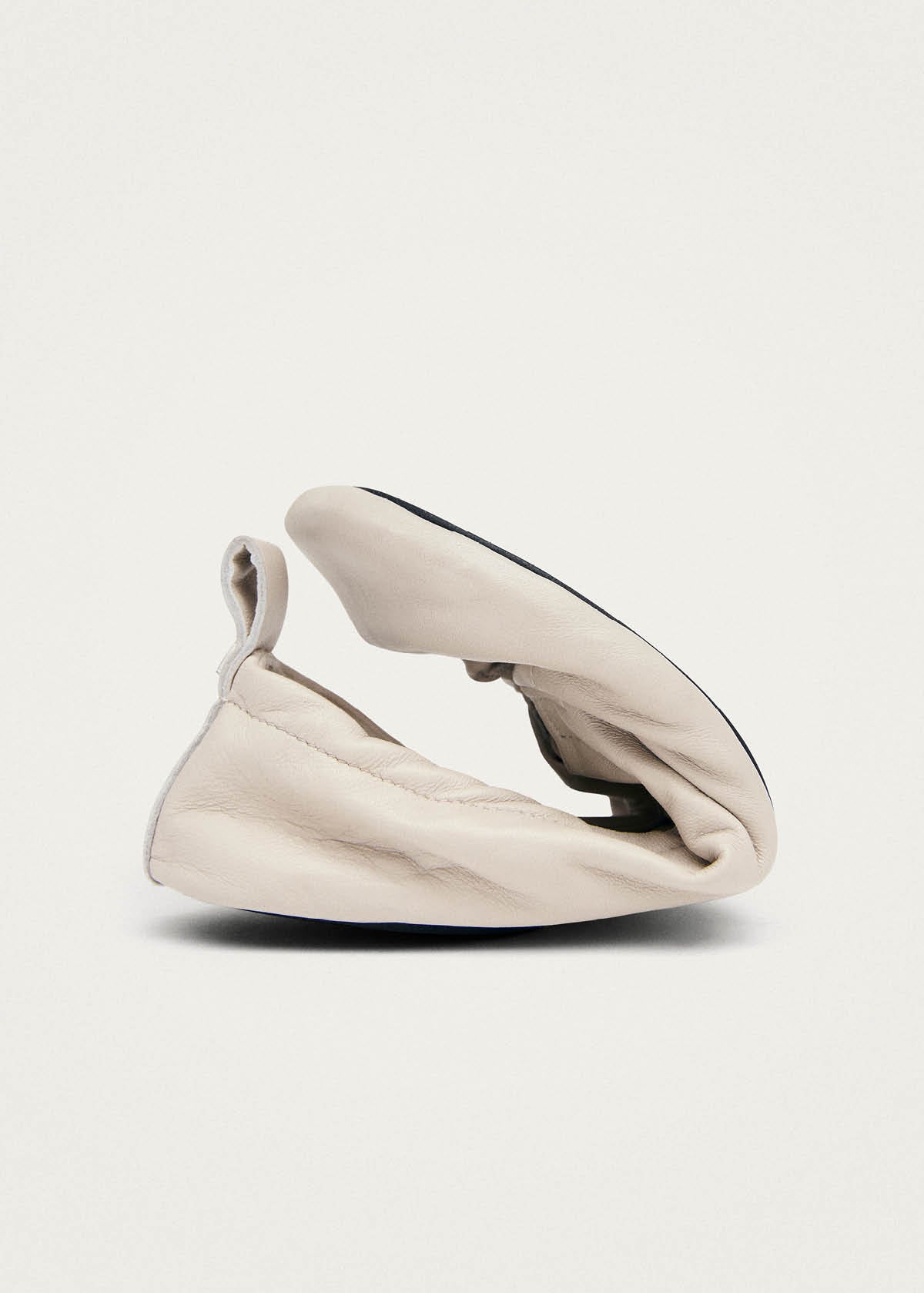 Rosalind Barefoot Cream Leather Ballet Flats