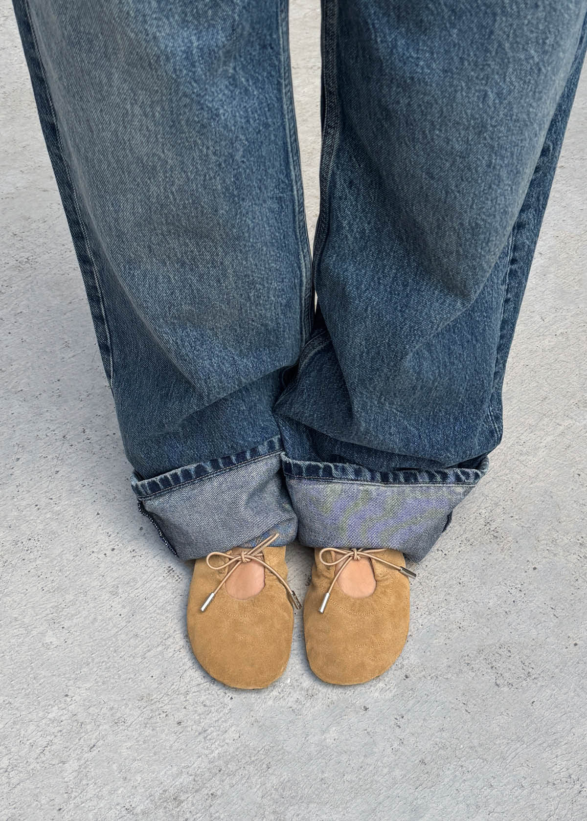 Rosalind Barefoot Suede Sand | ALOHAS