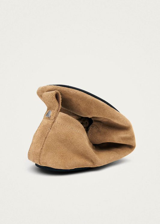 Rosalind Barefoot Suede Sand Leather Ballet Flats-image
