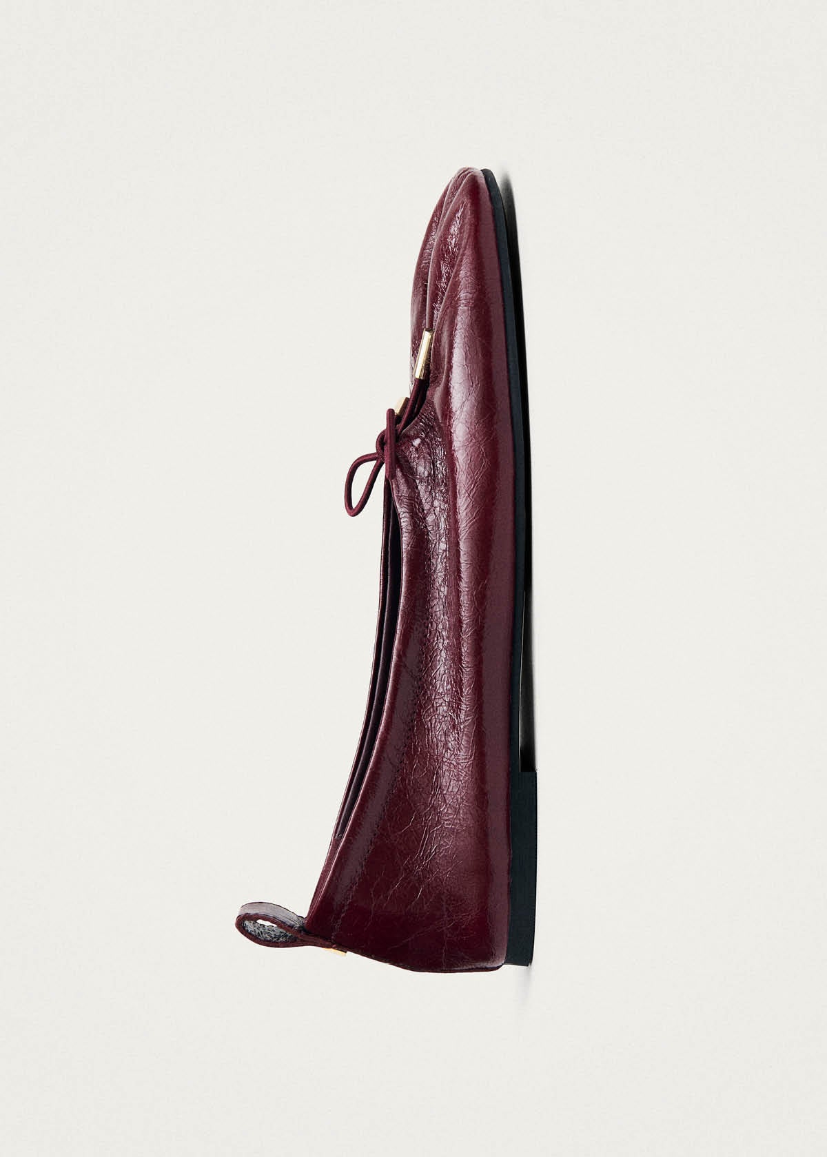 Rosalind Burgundy Patent Leather Ballet Flats
