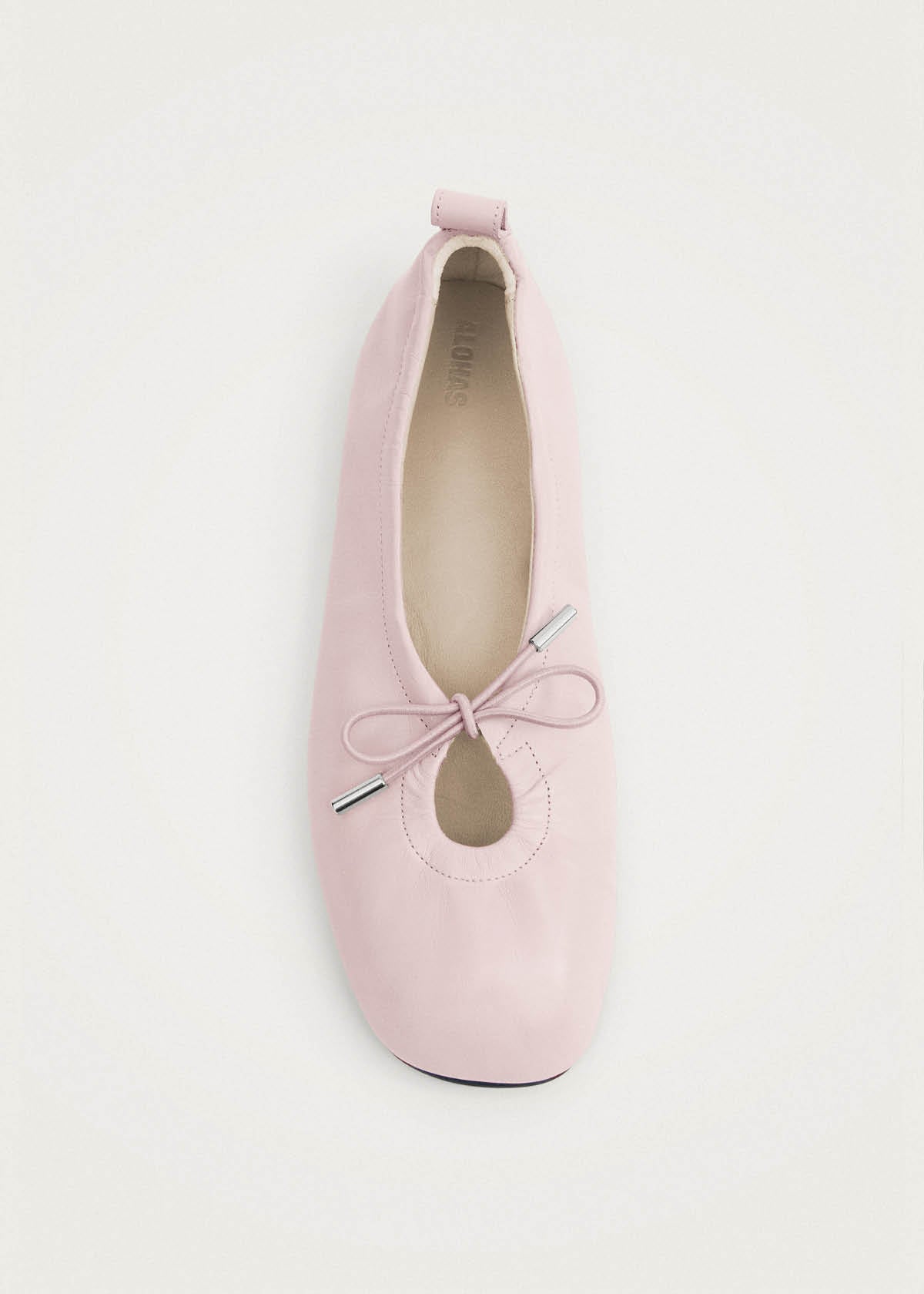 Rosalind Ballerinas aus blassrosa Leder