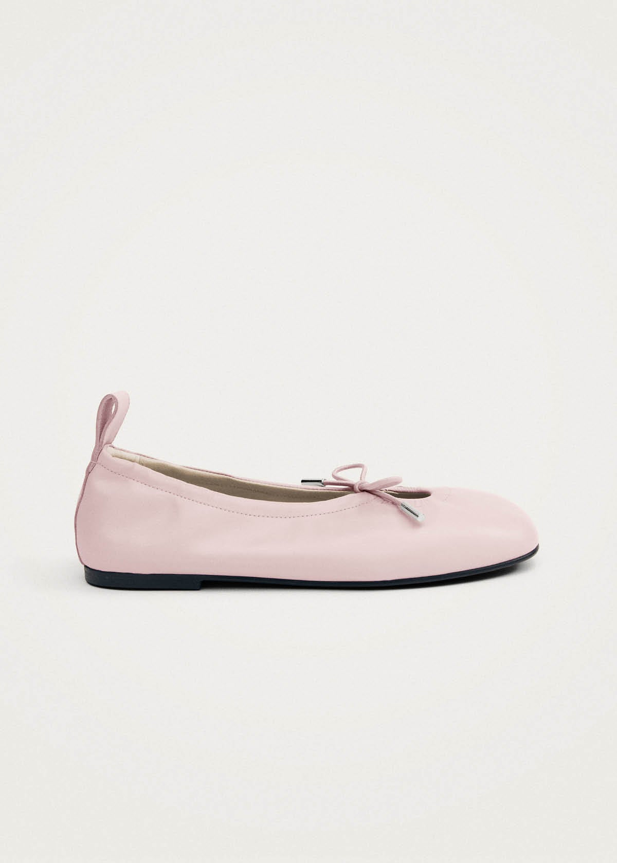 Rosalind Ballerinas aus blassrosa Leder