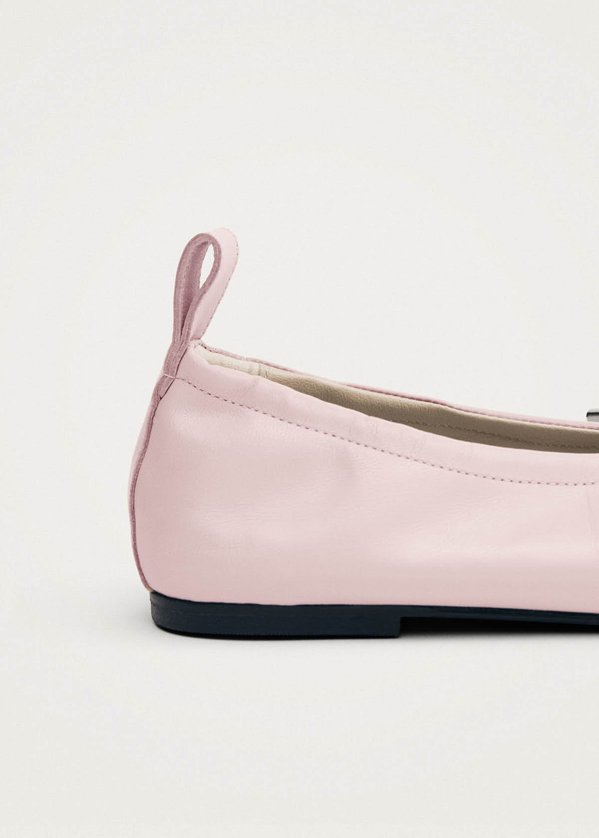 Rosalind Ballerinas aus blassrosa Leder