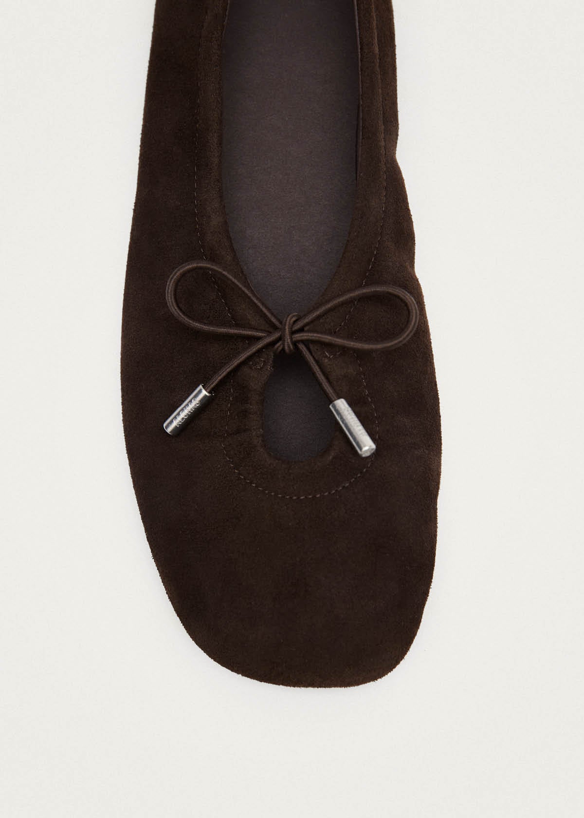 Rosalind Recycled Brown Leather Ballet Flats