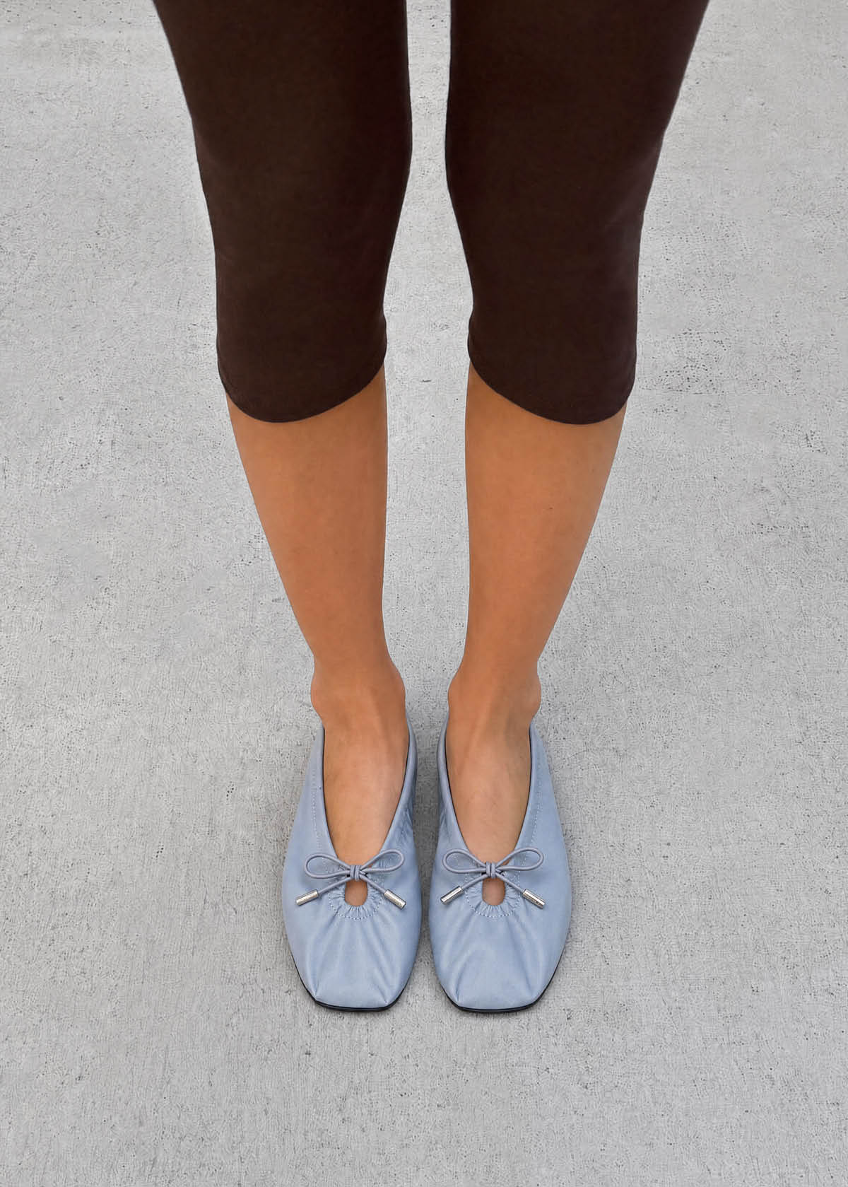 Rosalind Sheen Denim Blue Ballet Flats