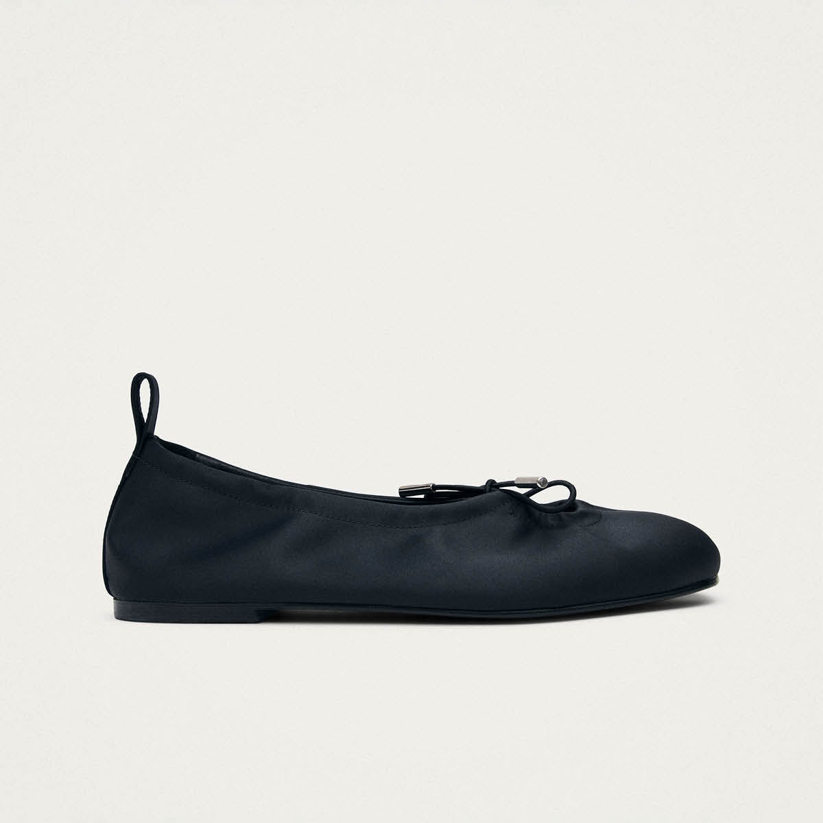 Rosalind Silky Black Ballet Flats