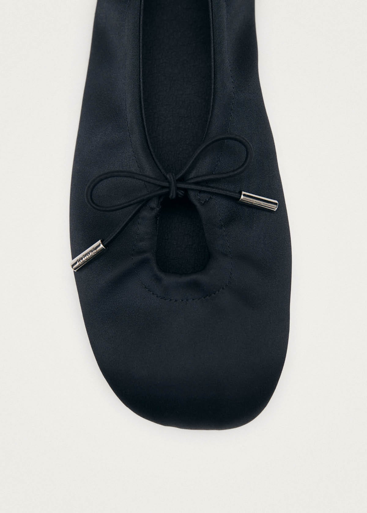 Rosalind Silky Black Ballet Flats