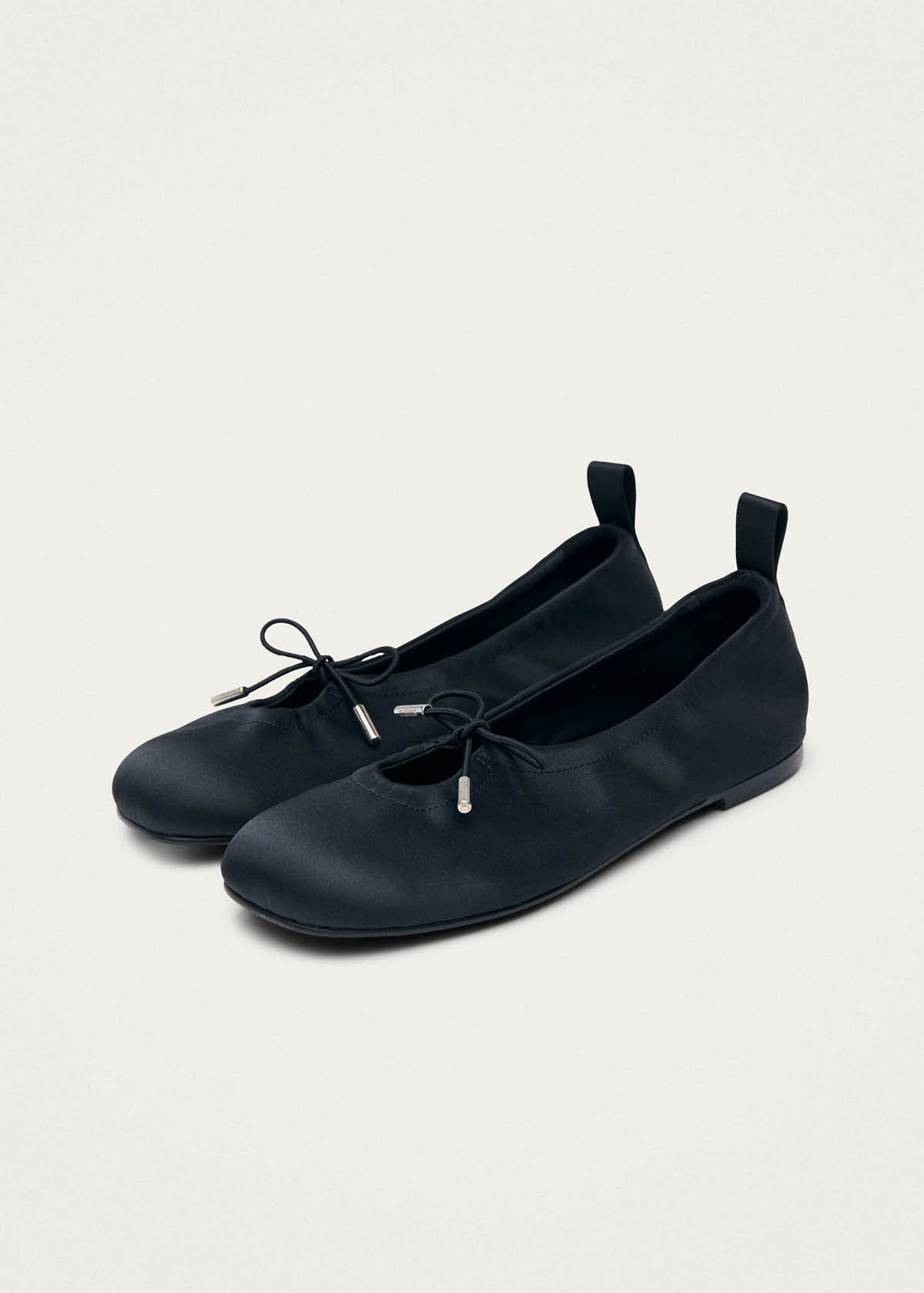 Rosalind Silky Black Ballet Flats