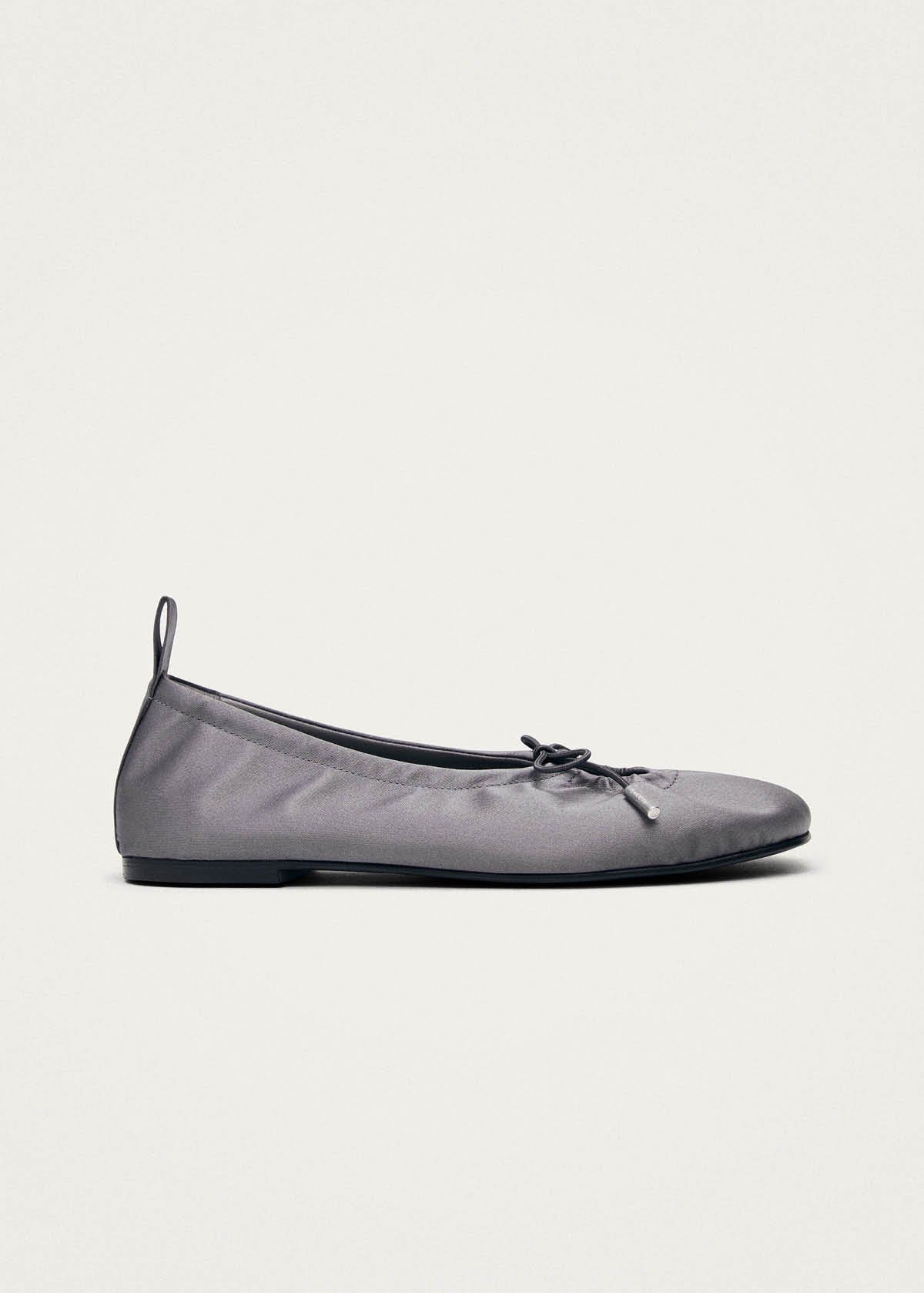 Rosalind Silky Grey Ballet Flats