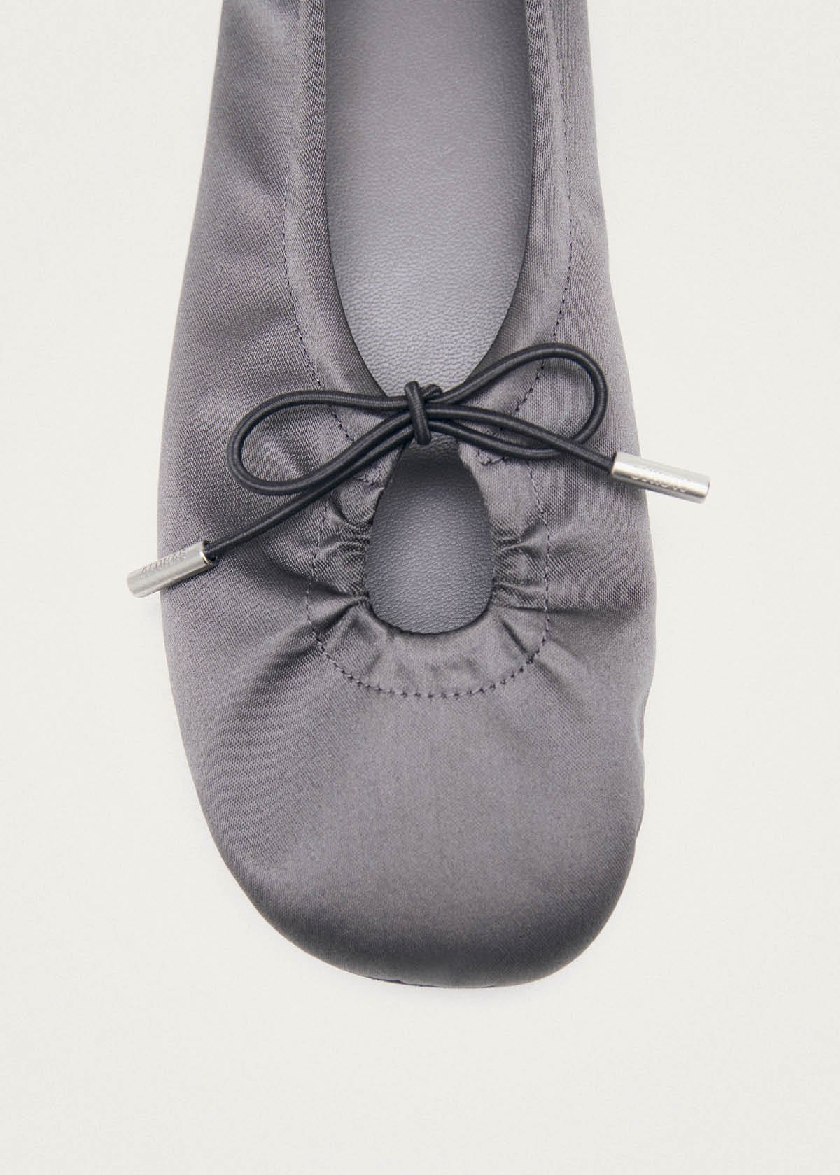 Rosalind Silky Grey Ballet Flats