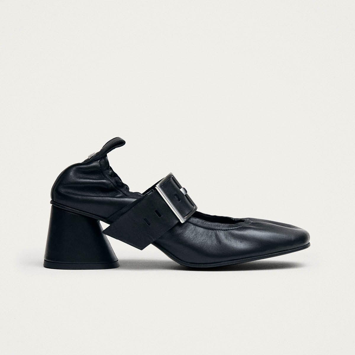 Rowena Schwarze Leder Pumps