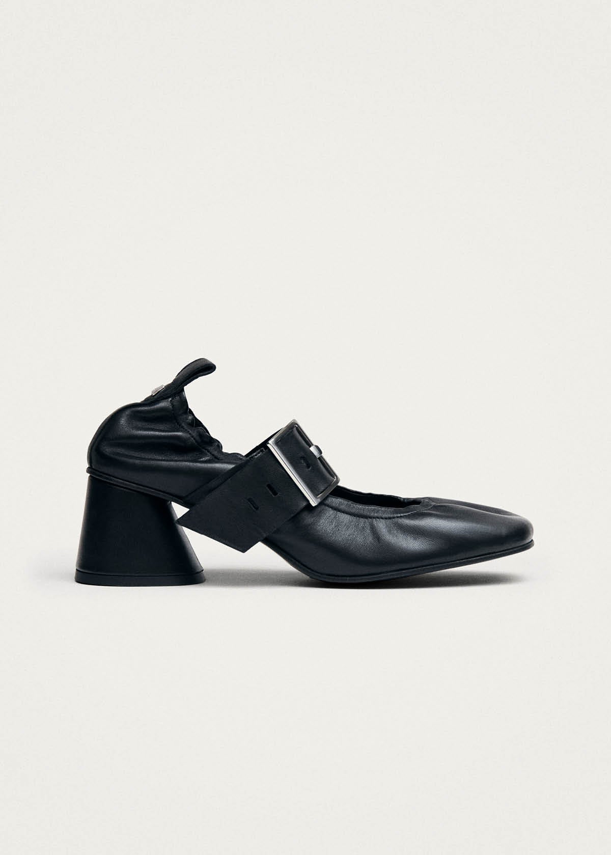 Rowena Schwarze Leder Pumps