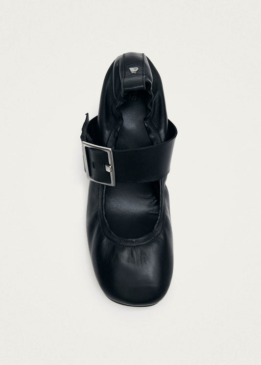 Rowena Tacones de Cuero Negro-image