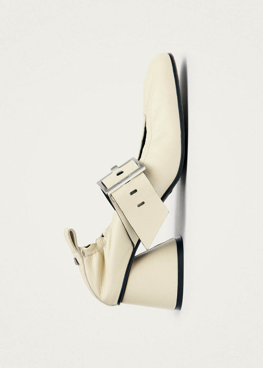 Rowena Tacones de Cuero Color Crema-image