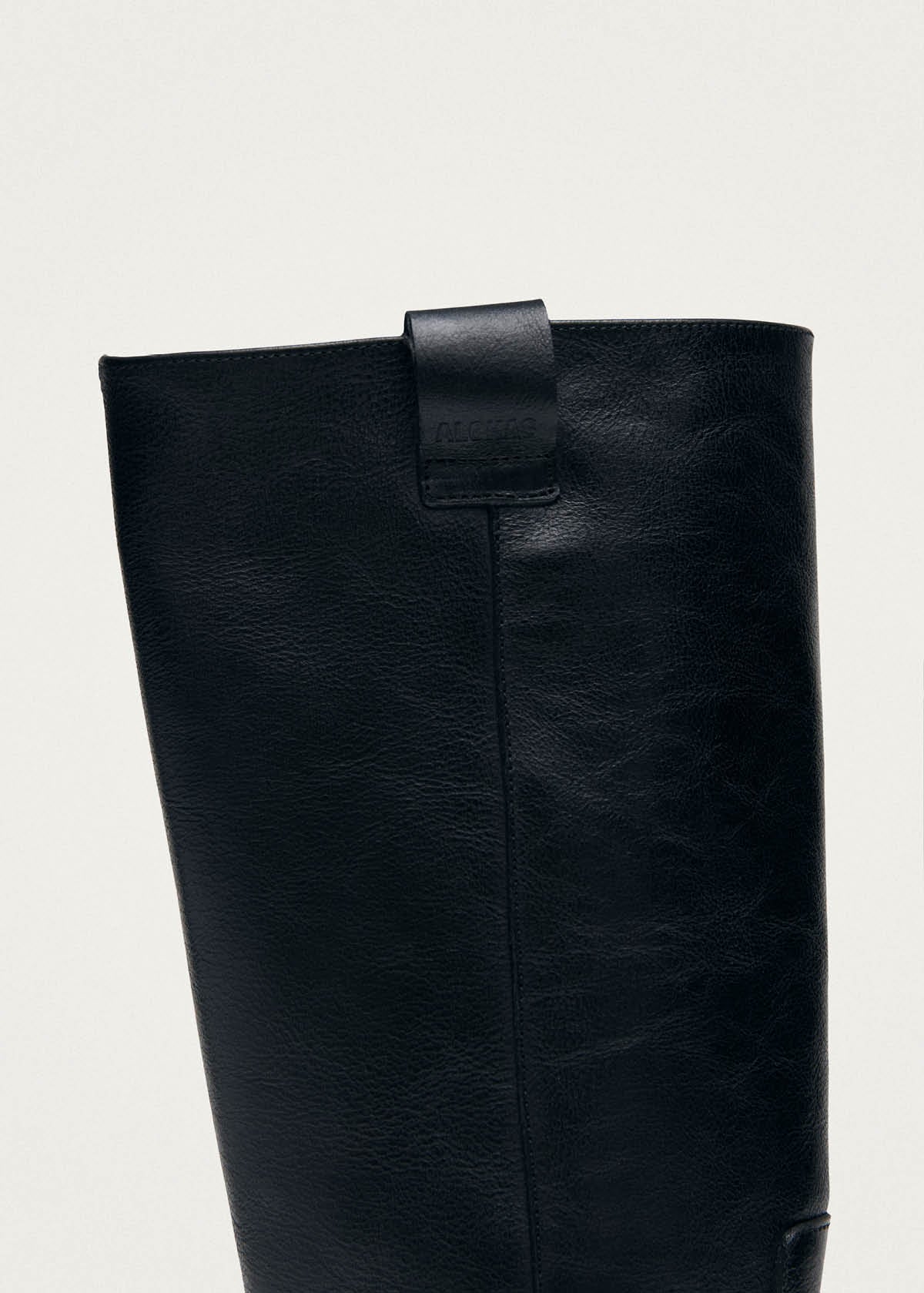 Sajan Botas De Cuero Negras